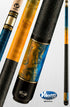Viking Twilight TW0116 Pool Cue with Vikore Performance Shaft, Linen Wrap
