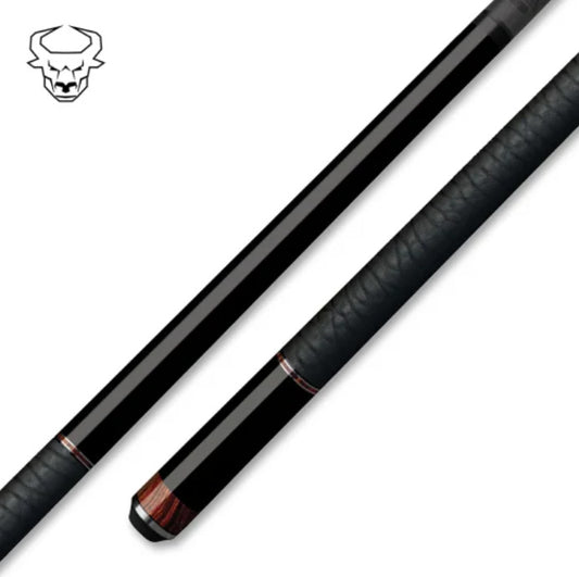Bull Carbon BCC30 Pool Cue – Black Onyx + Cocobolo - Carbon Fiber Shaft –Uni‑Loc
