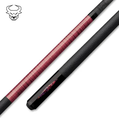 Bull Carbon BCD5WP Pool Cue Pink Violet Abalone Carbon Fiber Uni-Loc Joint