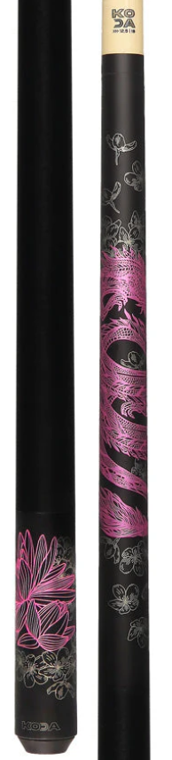 KODA Pink Dragon Graphic Pool Cue - KDV15PK - FREE SHIPPING! 19 oz  12.75mm