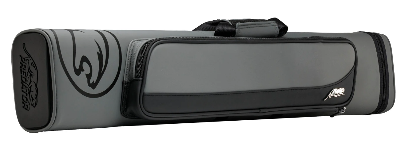 3x5 Predator Roadline Gray/Black Hard Cue Case - Double Straps  Free US Shipping