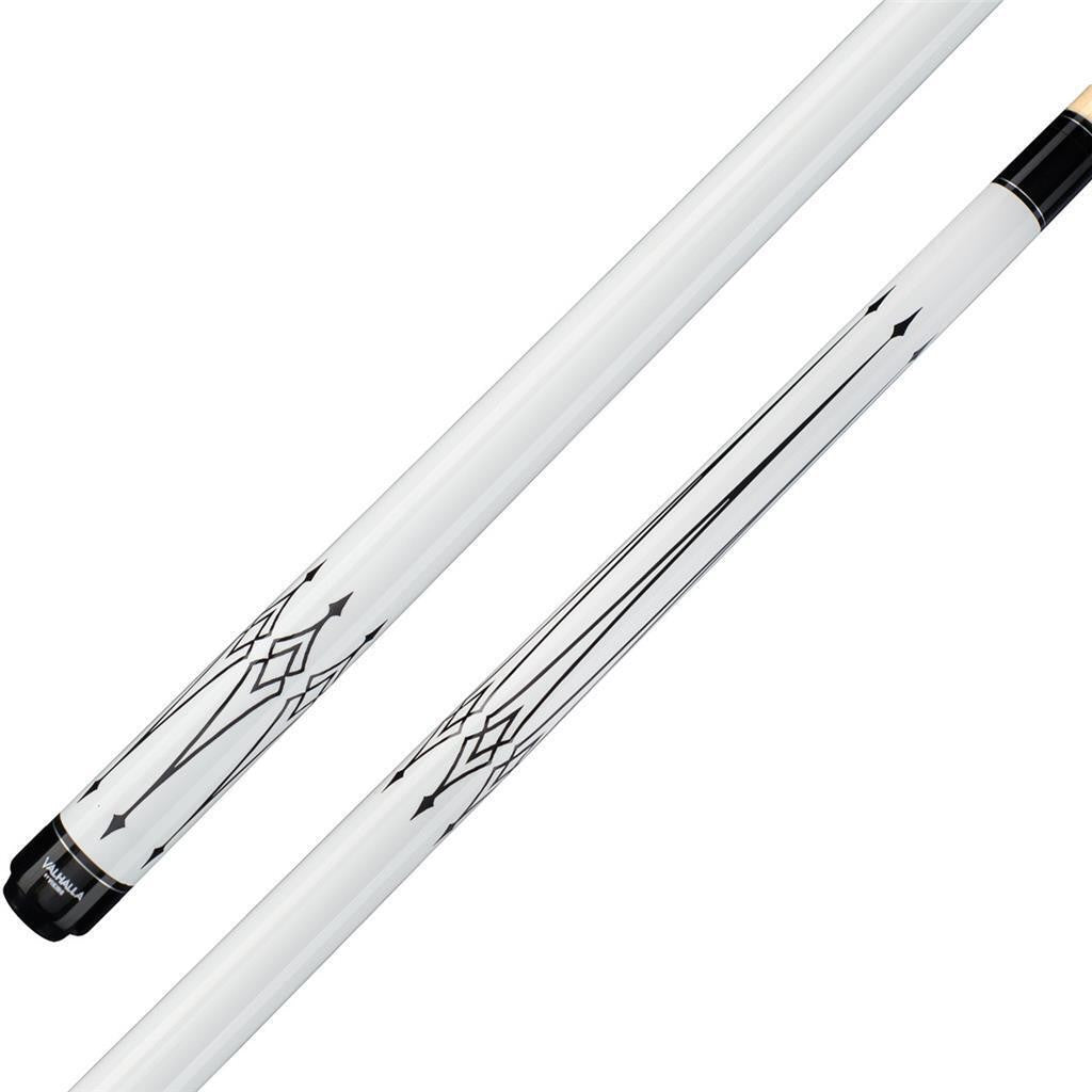 Viking Valhalla White Opaque Pool Cue VA221 Billiards Stick! Pick Your Weight!