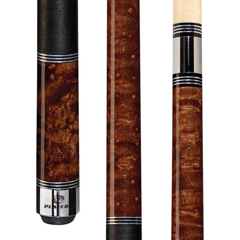 Players C-950 Triple Silver Rings Pool Cue Free Shipping Lifetime Warranty! New!