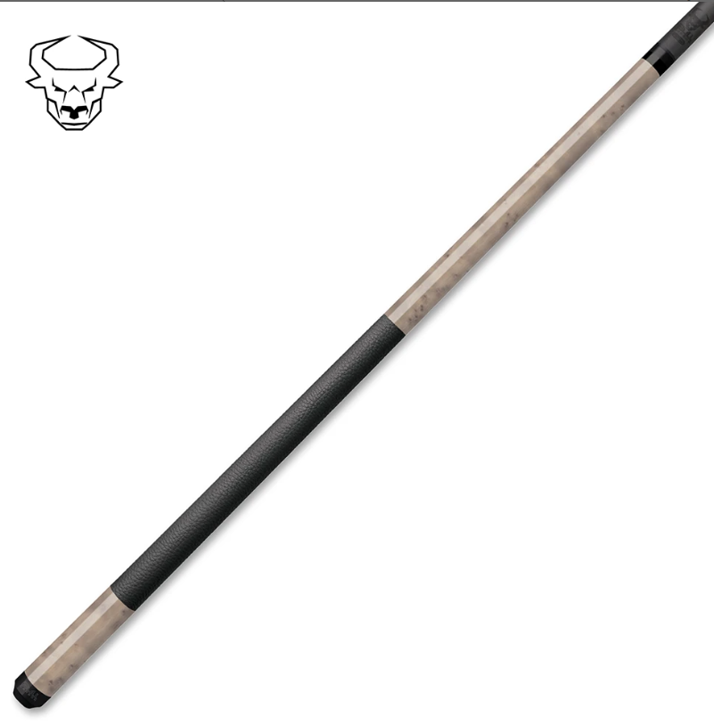 Bull Carbon BCC10 Pool Cue – Grey Birdseye Maple - Carbon Fiber Shaft – Uni‑Loc