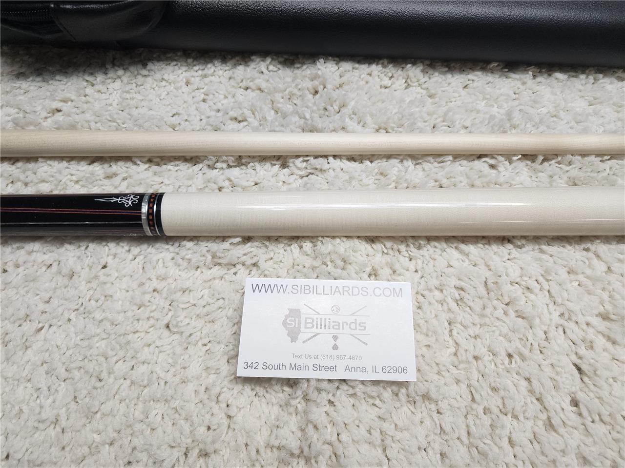 Meucci 21st Century 2 Pool Cue 19oz w/ 12.5mm Pro Shaft! Free Hard Case!