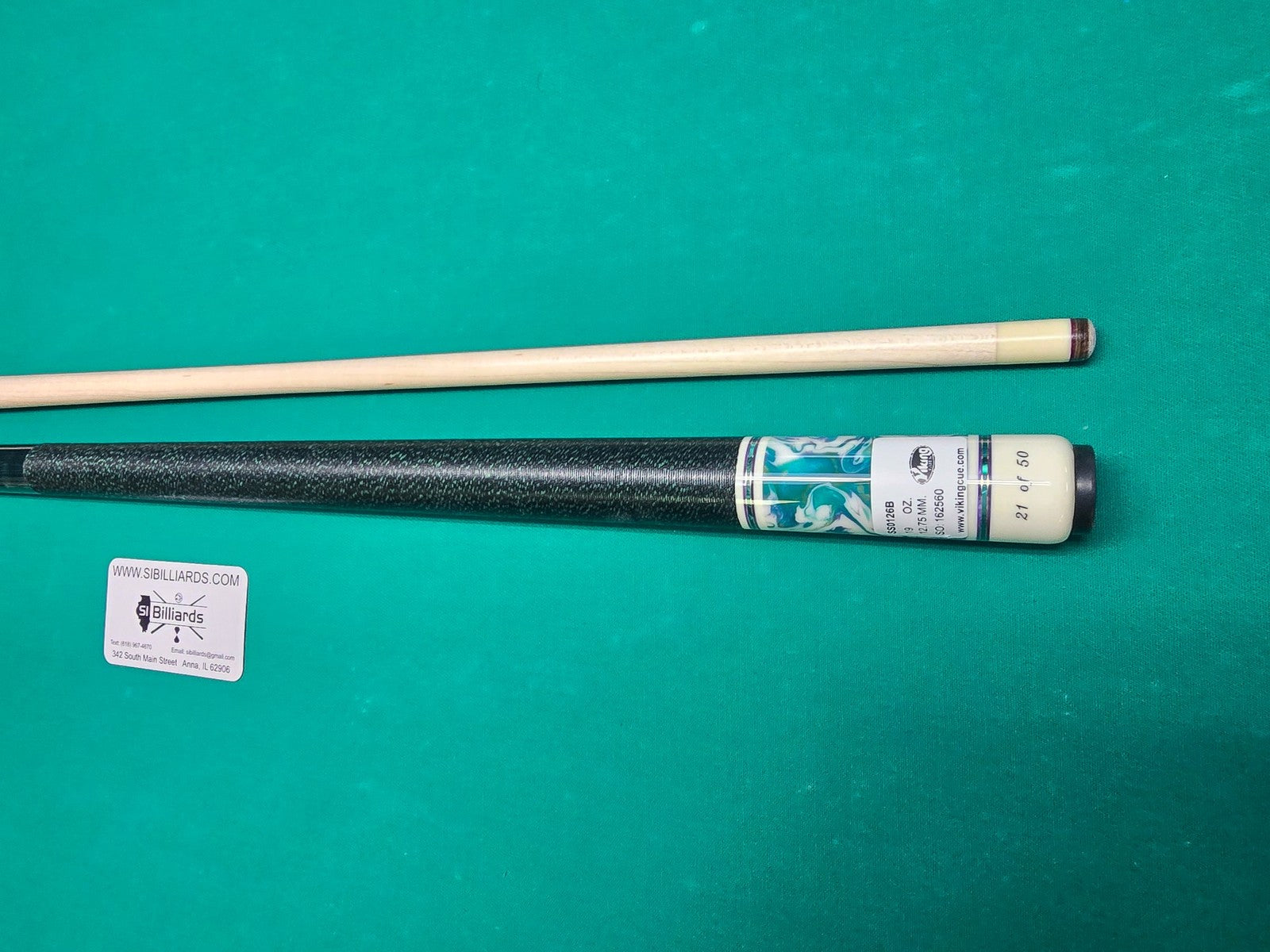 Viking 2026 January SS-0126B Smart Shops Pool Cue!  Premium Birdseye Maple 21/50