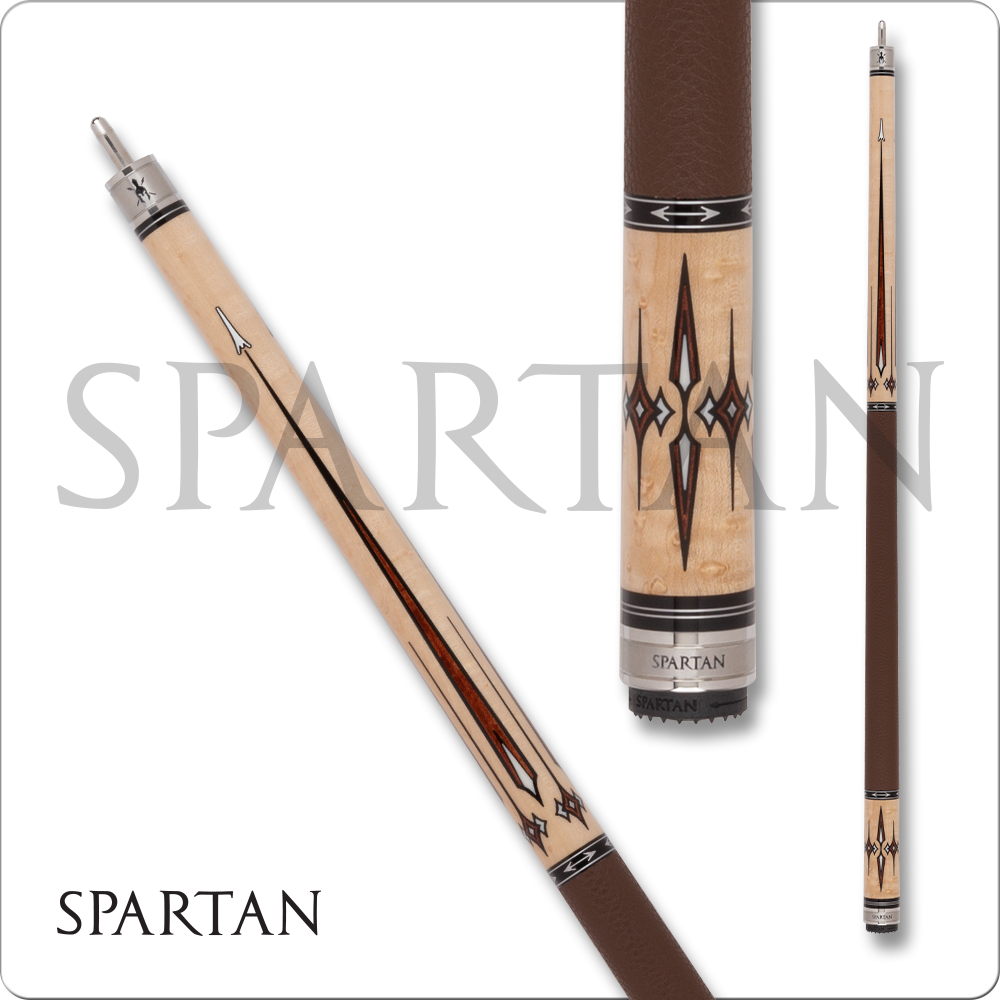 Spartan SPR11 Pool Cue Birdseye Maple Leather Wrap 12.75 mm Shaft! Free Shipping