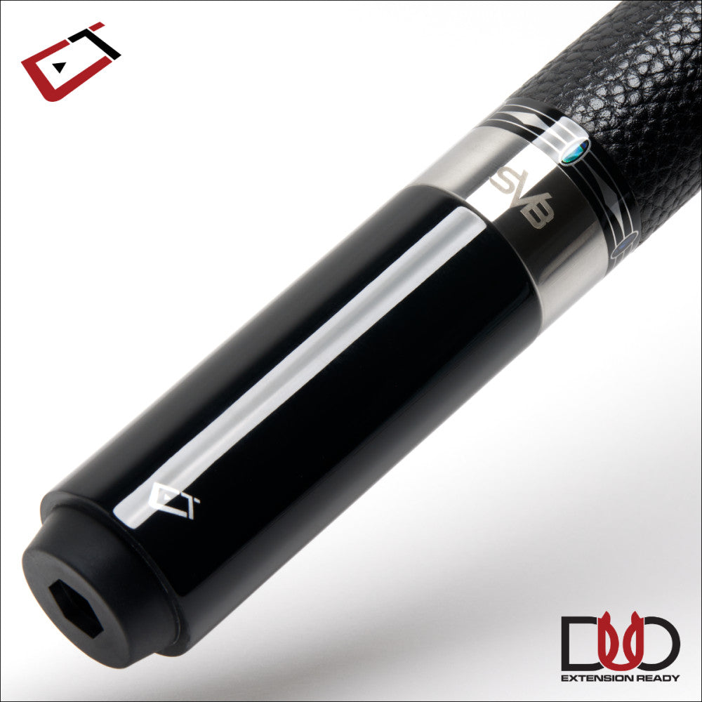 Cuetec Cynergy SVB Gen II Pool Cue – White | Leather Wrap | 12.5mm Shaft 19oz