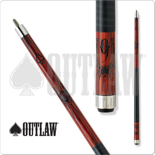 Outlaw OL14 Pool Cue Luck Horse Shoe 9 Ball and Tribal Style 19oz Free Shipping!