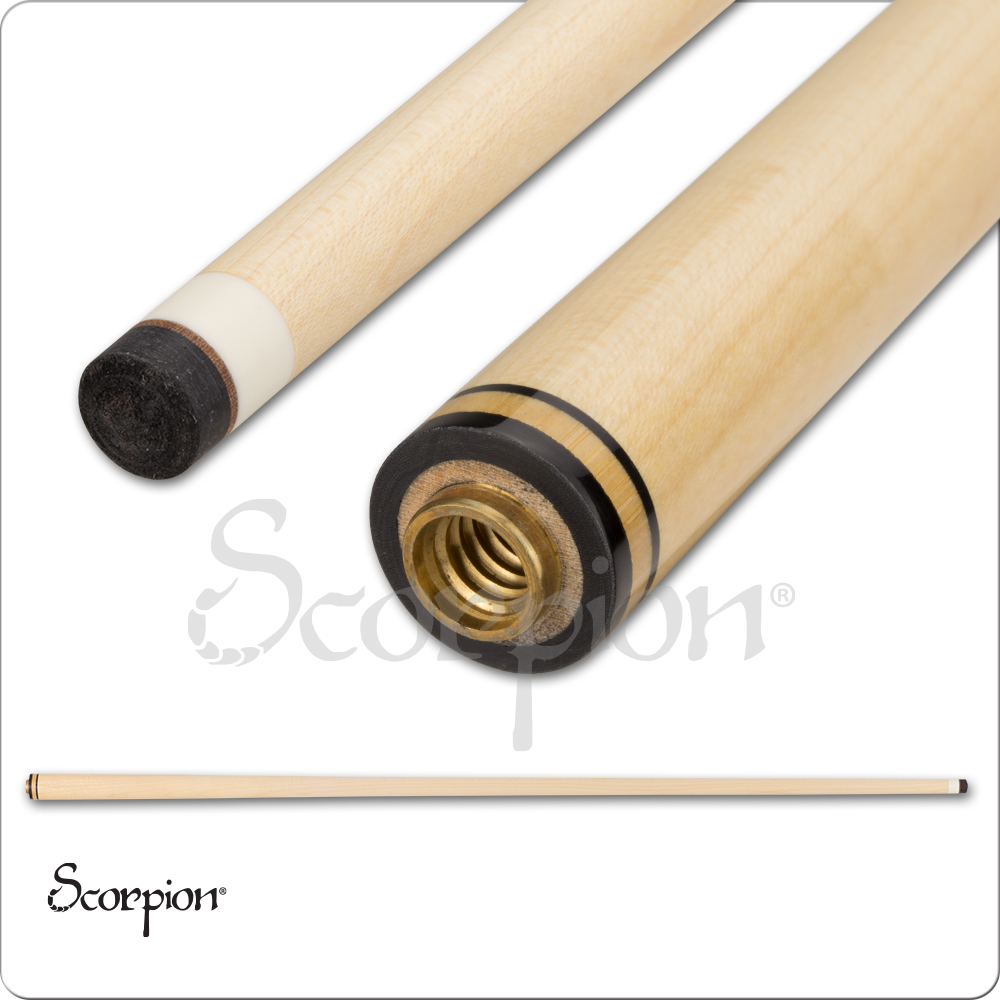 Scorpion JAR03 Series Pool Cue Antique Stained Maple 19oz Free Shipping!