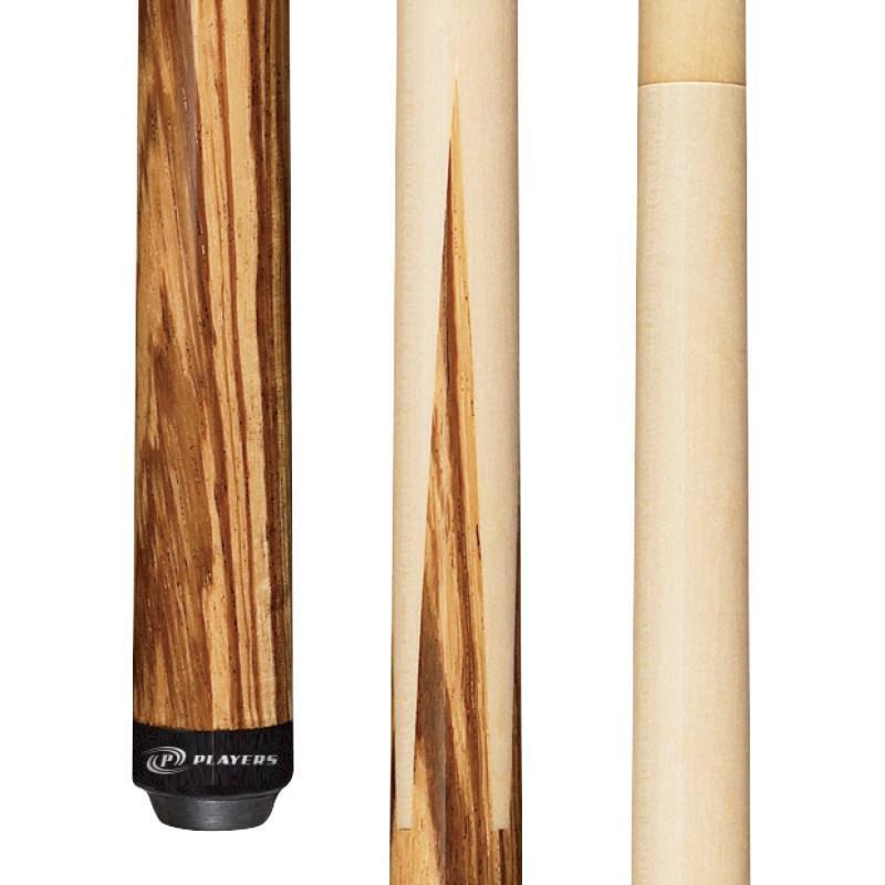 Players E5100 Exotic Sneaky Pete Zebrawood Pool/Billiard Cue! New!!