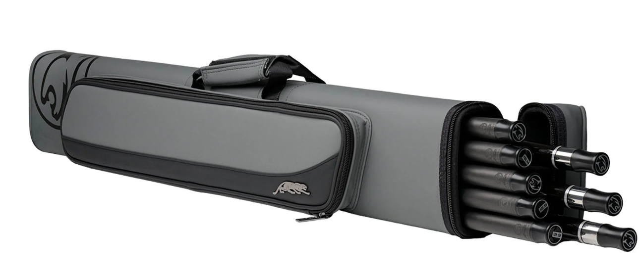 3x5 Predator Roadline Gray/Black Hard Cue Case - Double Straps  Free US Shipping