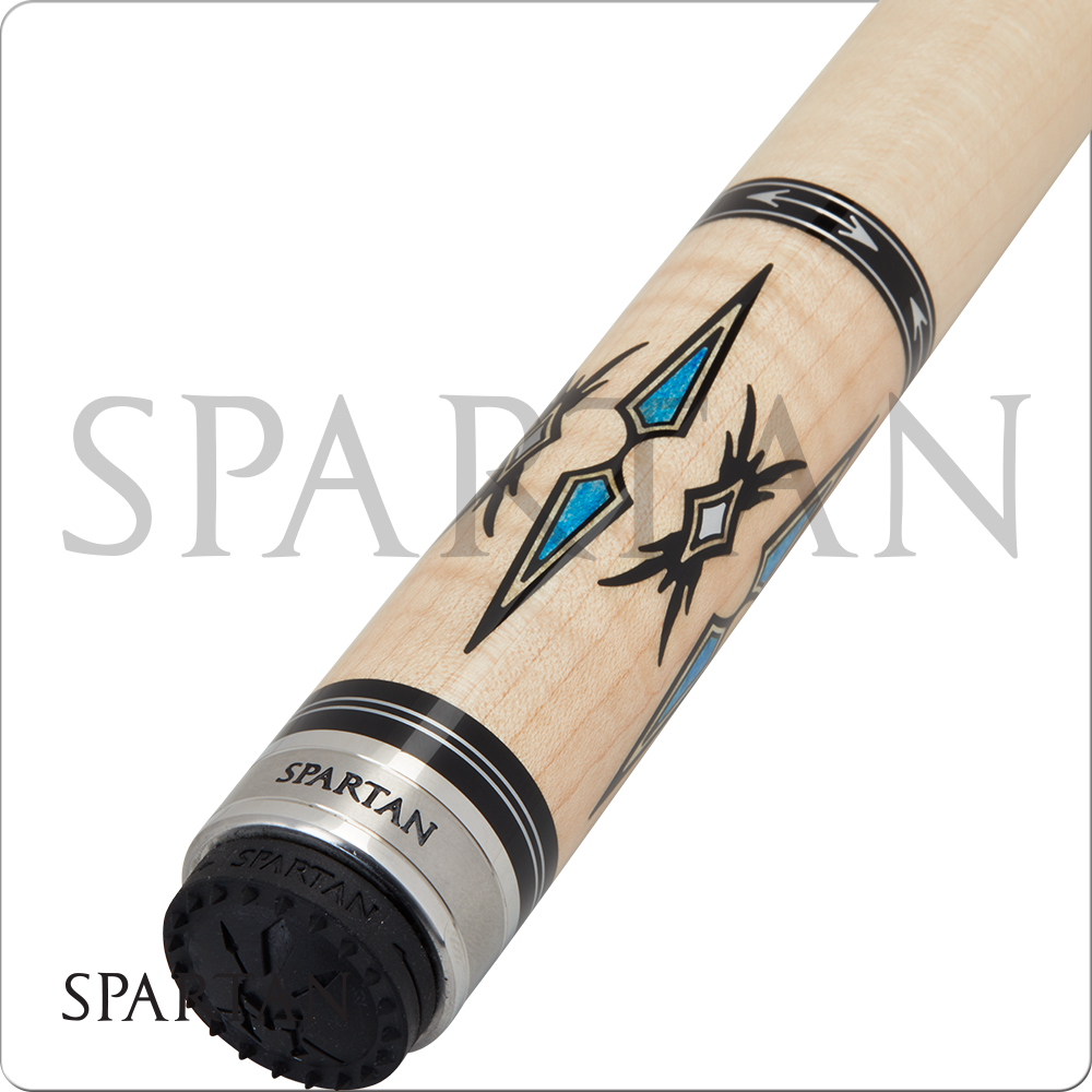 Spartan SPR04 Pool Cue Tiger Striped Maple No Wrap 12.75 mm Shaft! Free Shipping