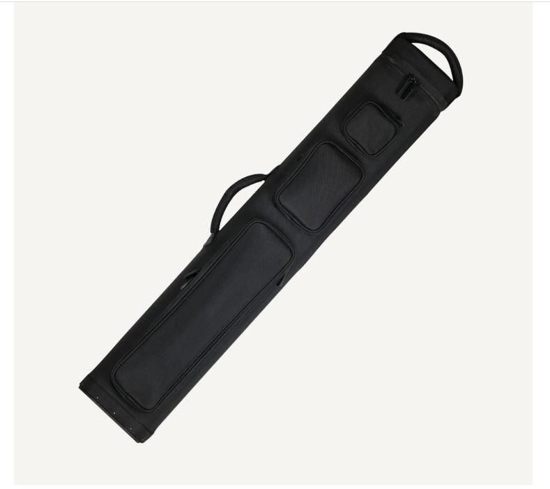Stout 4 Butt 8 Shaft 4B/8S Hard Black Billiards Pool Cue Stick Case BK48S
