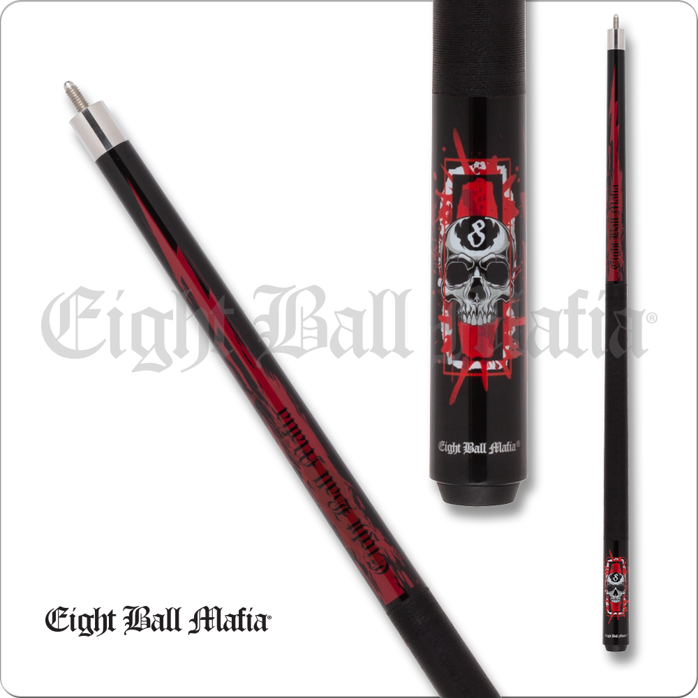 Eight Ball Mafia EBM32 Billiard Pool Cue Stick 19oz Free Shipping!!