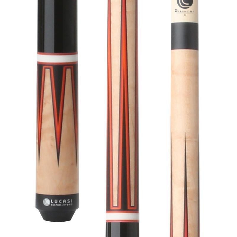 Lucasi LZC54 Custom Hybrid Pool Cue 12.75mm Low Deflection Shaft Antique