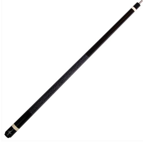 Meucci European Pool Cue - Black - 12.5mm Pro Shaft - Free 1X1 Hard Case!