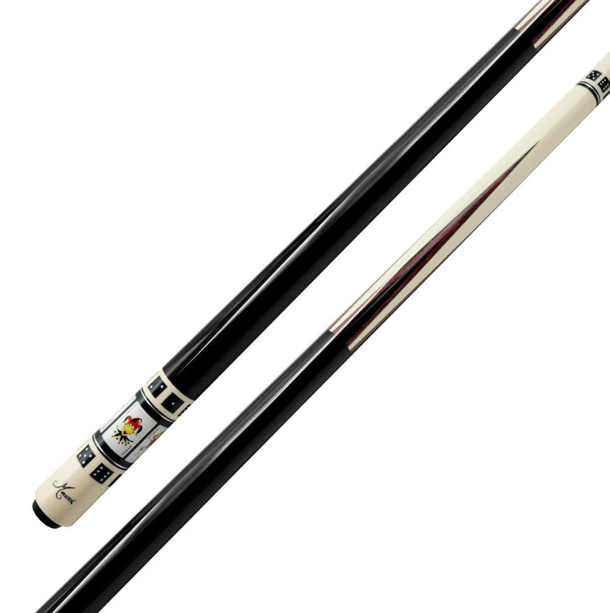 Meucci Gambler 2 Jokers Pool Cue 19oz with Case, 12.5mm Pro Shaft