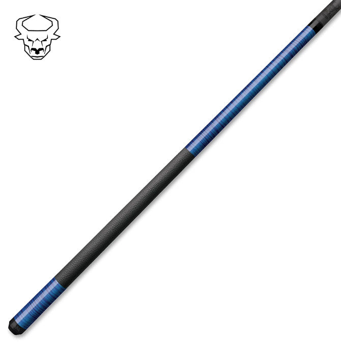 Bull Carbon BCC1BT Pool Cue Blue Curly Maple Uniloc 12.25mm Shaft 29"