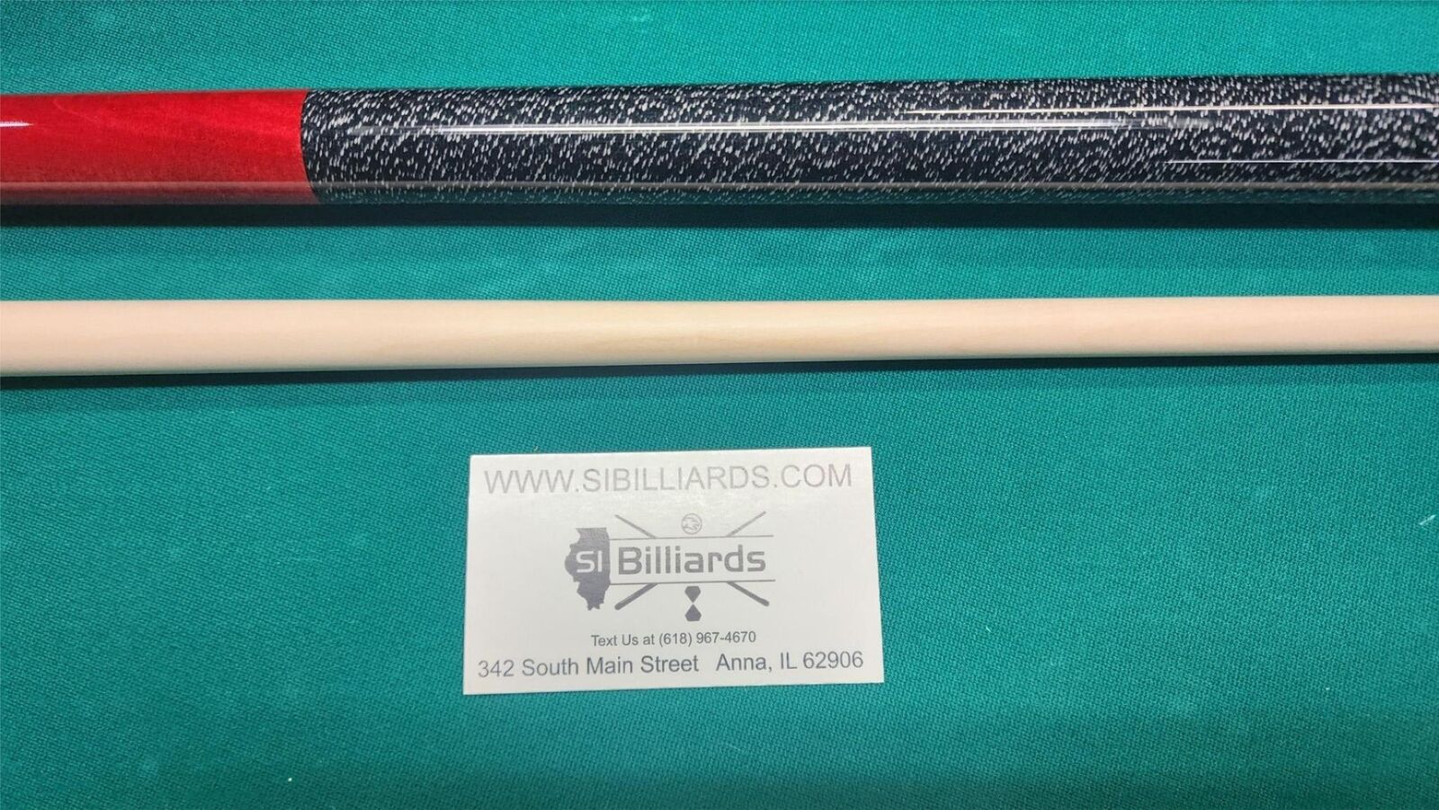 Meucci European Red Pool Cue 19oz w/ 12.5mm Pro Shaft! Free Hard Case!