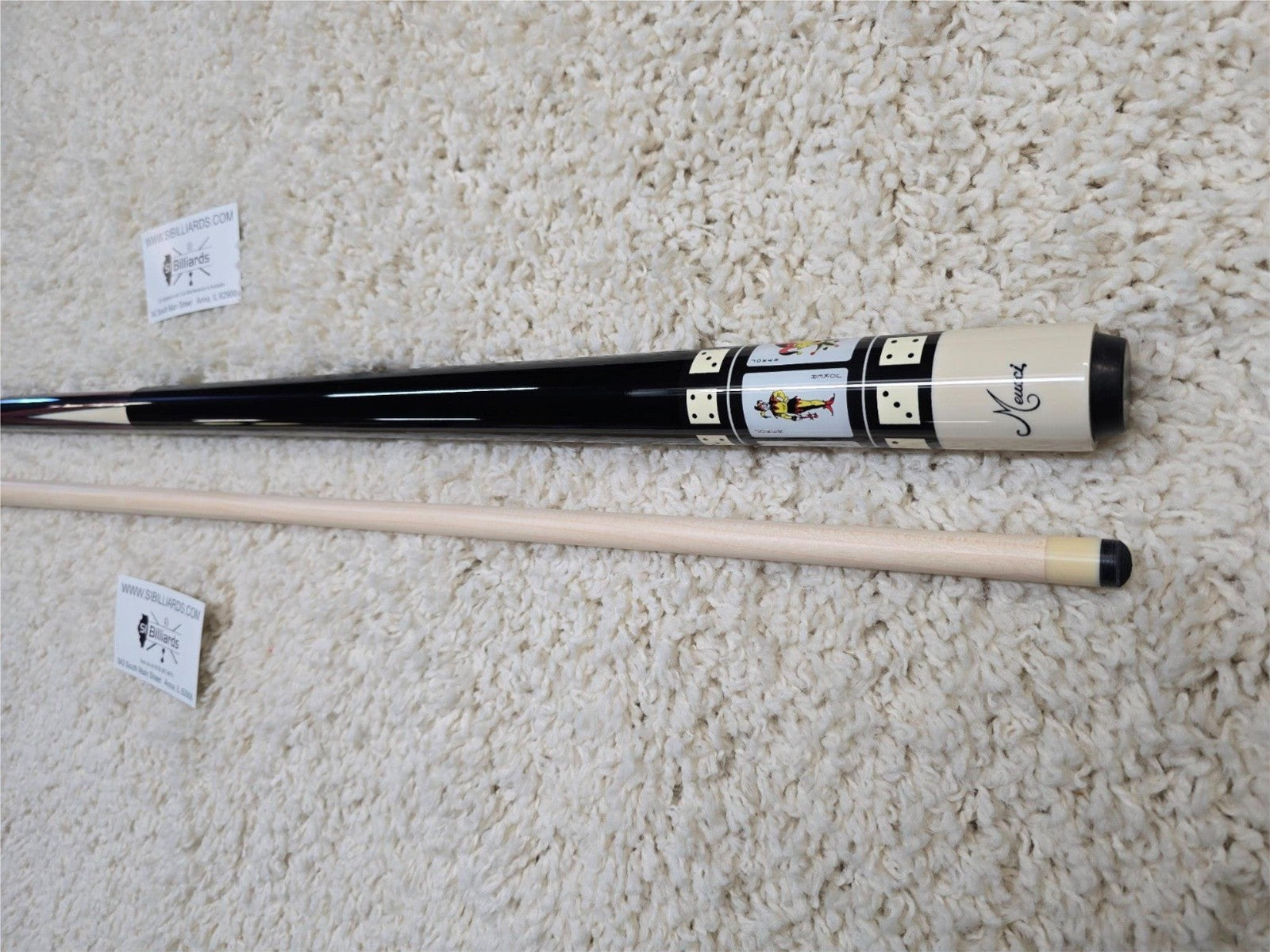 Meucci MEHOF04 Gambler Jokers Pool Cue 19oz Free Hard Case