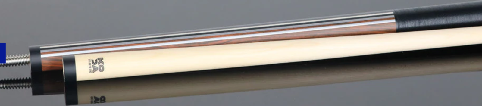 KODA Split Design Black and Bocote Graphic Pool Cue - KD29BC - Free Shipping!