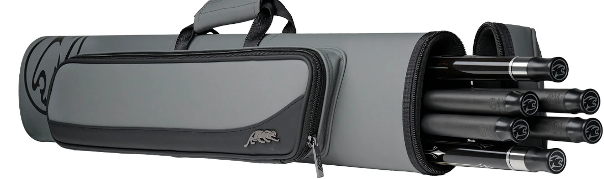 2x4 Predator Roadline Gray/Black Hard Cue Case - Double Straps  Free US Shipping