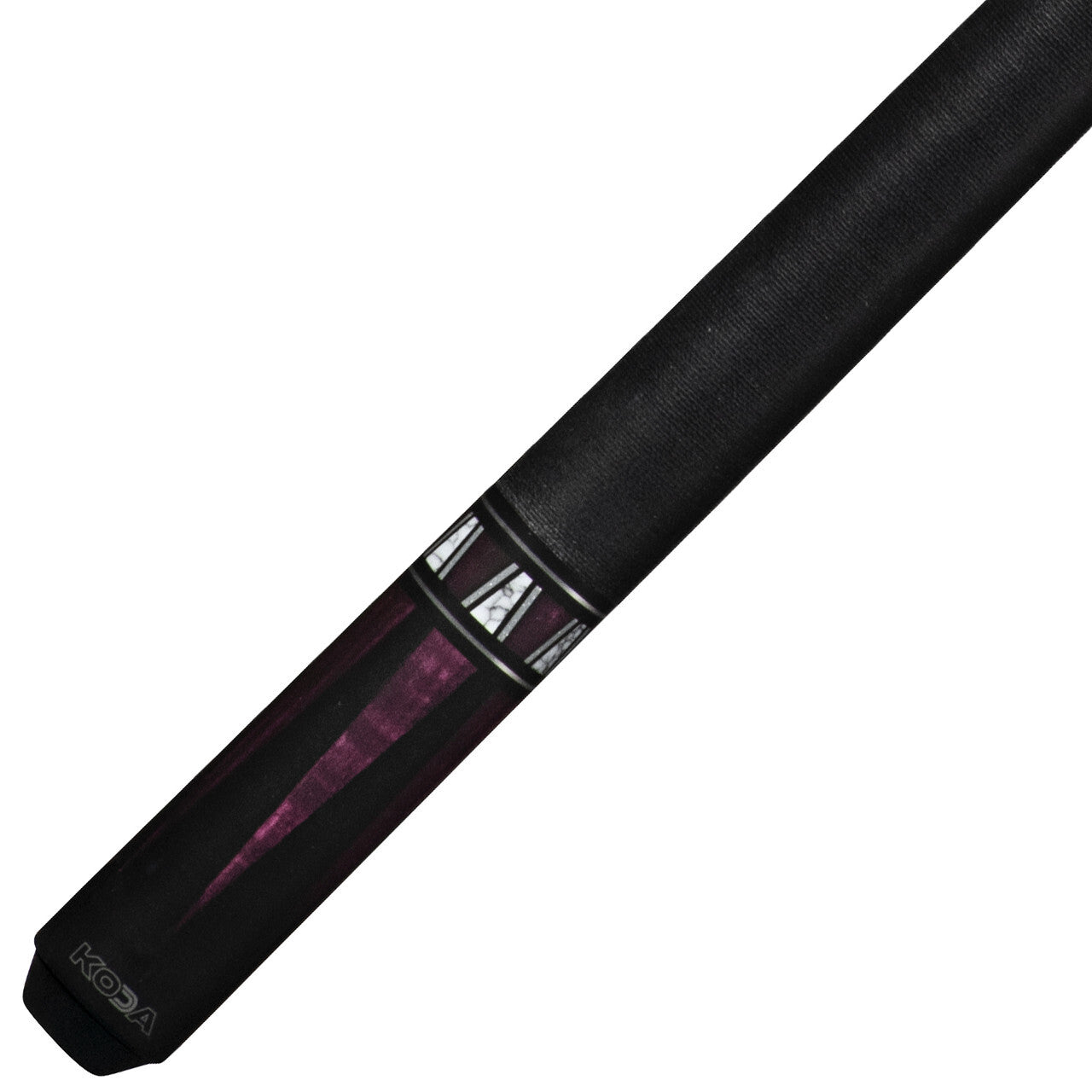 K2 Pool KL170 Cue Matte Black, Purple Curly Point Design W/ K2 LD 11.75MM Shaft!