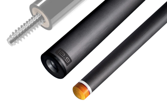 Predator Revo 12.9mm 3/8 X 10 Carbon Fiber Pool Shaft (White Vault Plate)