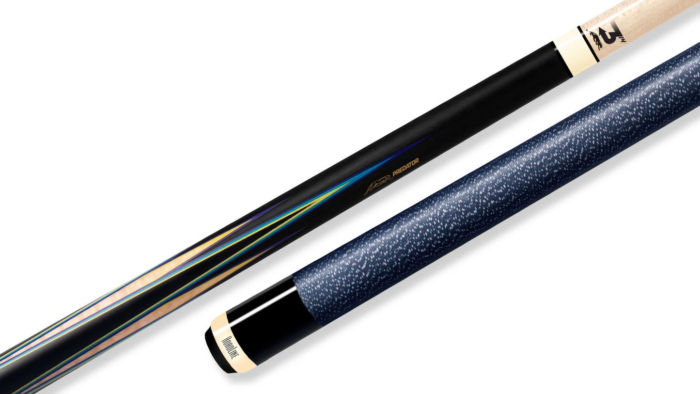 Predator 8 Point Sneaky Pete Black/Curly/Blue Points Linen Wrap Butt Only