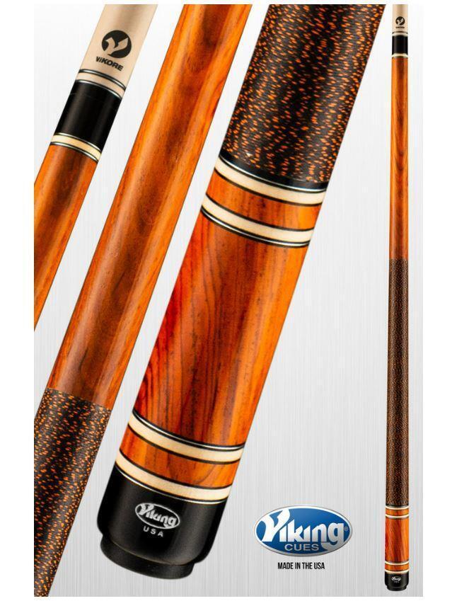 Viking Linen Wrap Pool Cue B3741 w/ Vikore High Performance Shaft Free Shipping