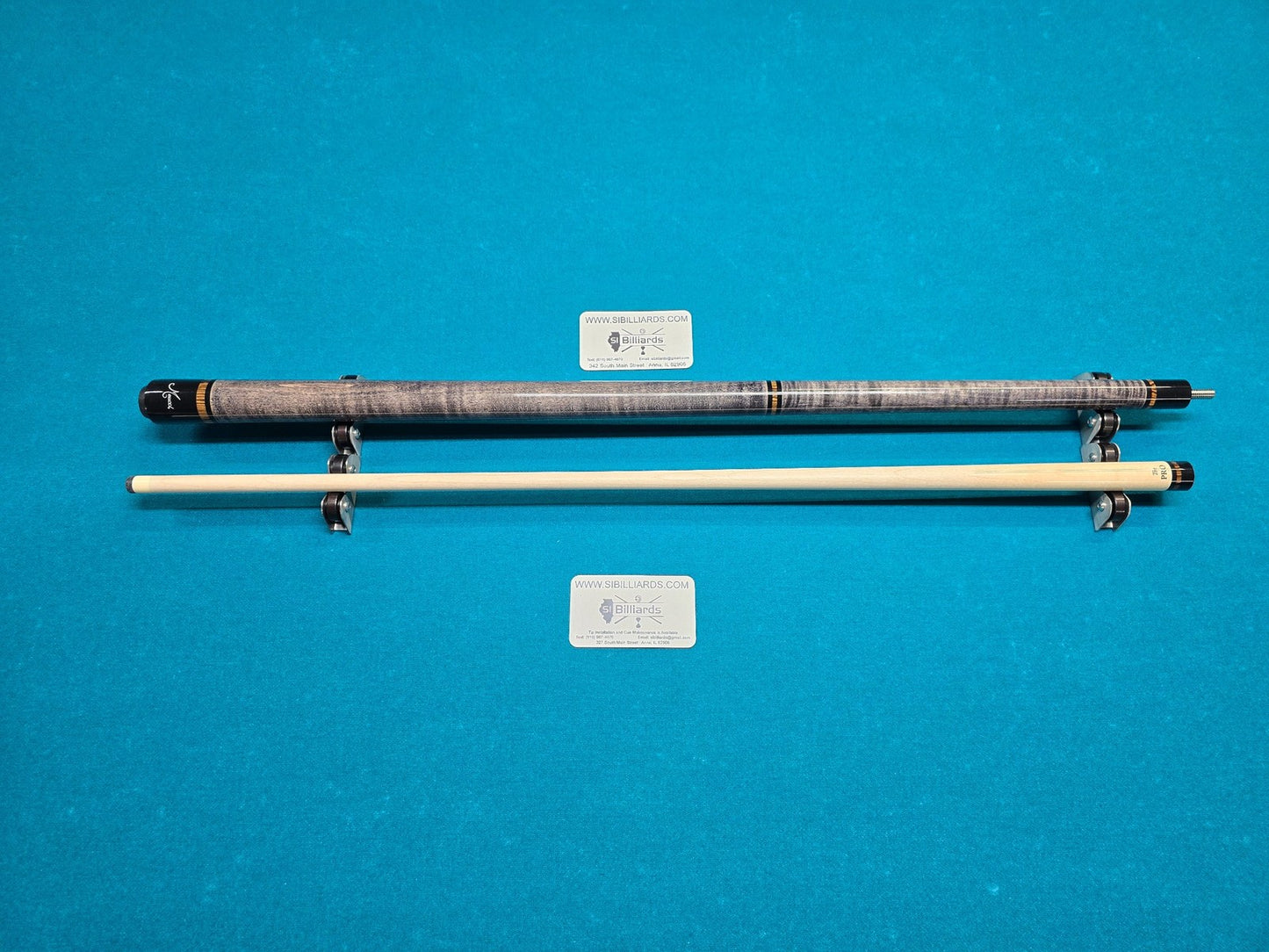 Meucci ANW-1 Rainbow Stained Pool Cue w/ Pro Shaft & Free Hard Case! Black!