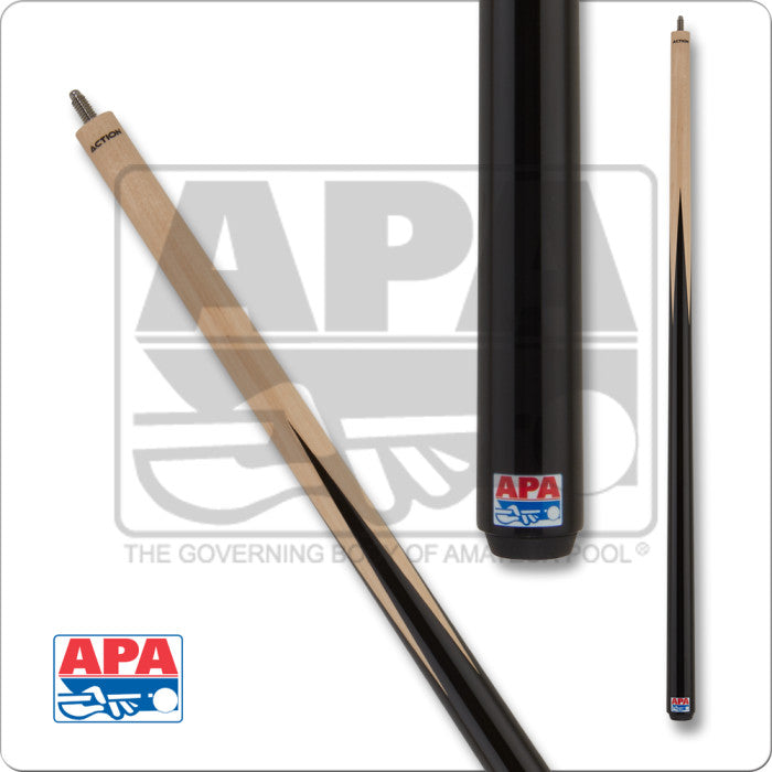 Action APA 40 Sneaky Pete Pool Cue 18-21 oz Maple Official Licensed