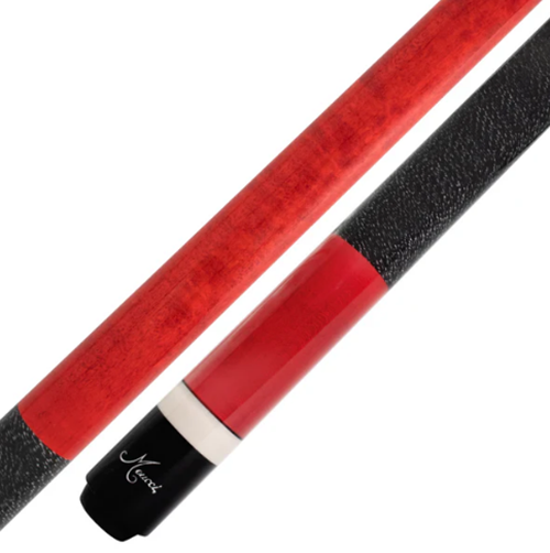 Meucci European Red Pool Cue 19oz w/ 12.5mm Pro Shaft! Free Hard Case!