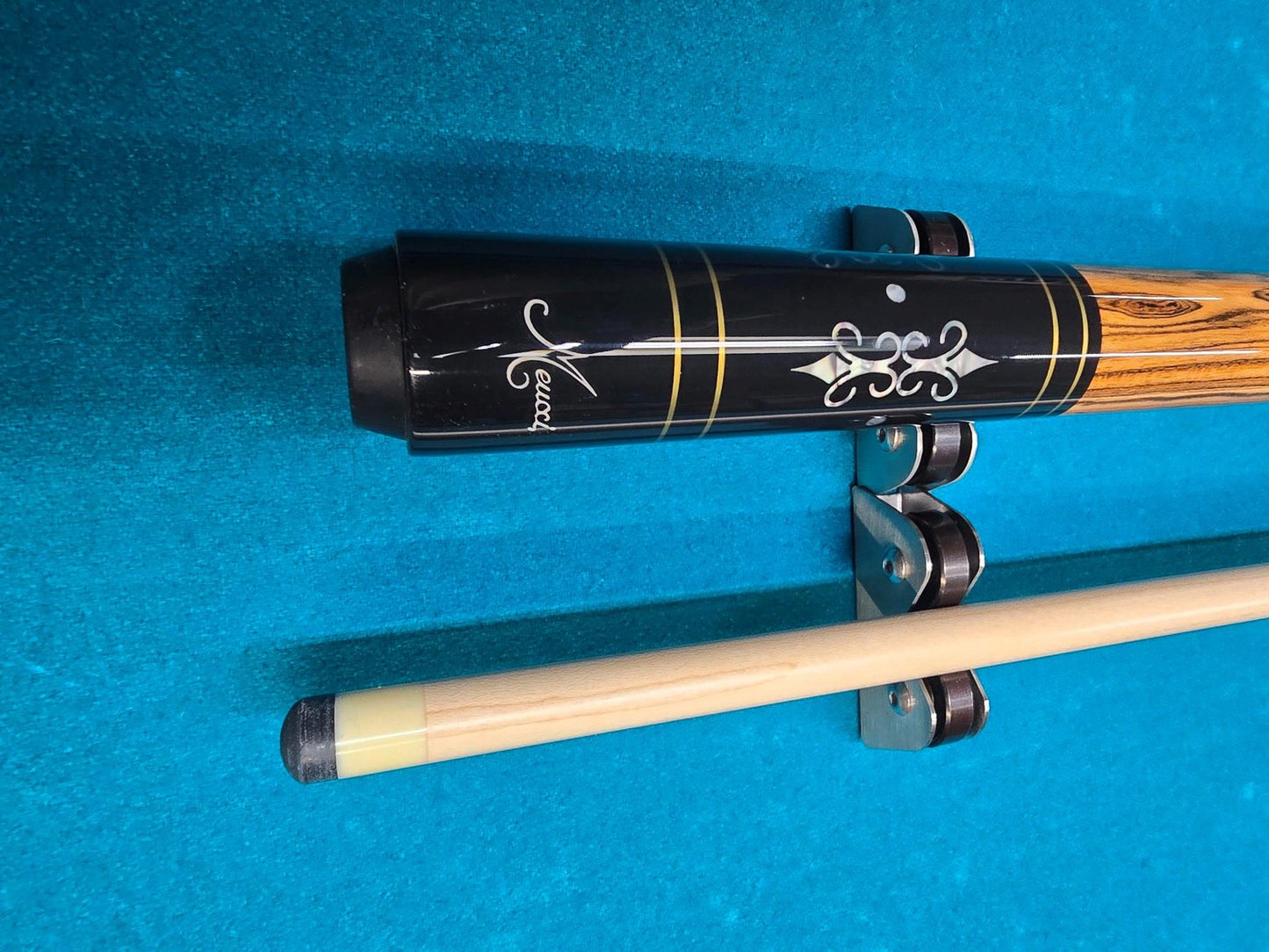 Meucci ANW‑3 All Natural Wood 3 Pool Cue, Pro Shaft, Bocote Handle - Free Case!