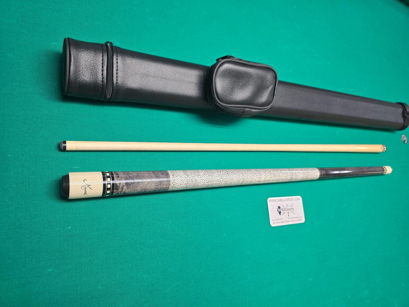 Meucci JS-S Pool Cue | 12.5mm Pro Shaft + FREE Hard Case | Brand New | Fast Ship
