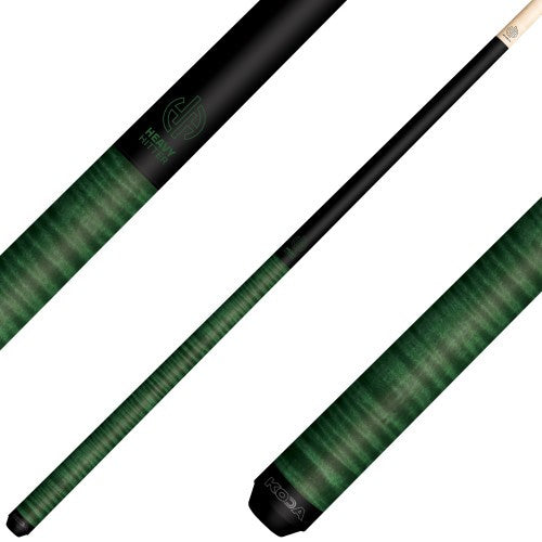 Koda KDHCGN Heavy Hitter Jump Break Cue – Gree Curly Maple – 13.5mm Uni‑Loc 19oz