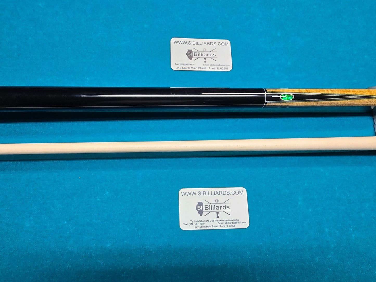 Meucci ANW‑3 All Natural Wood 3 Pool Cue, Pro Shaft, Bocote Handle - Free Case!