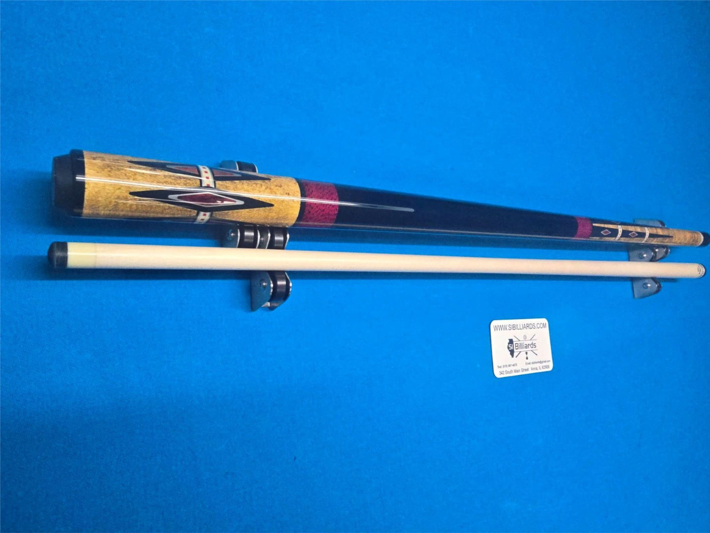 Meucci 21st Century 5 Pool Cue – Pro Shaft – Black Wrap – Made USA - Free Case!