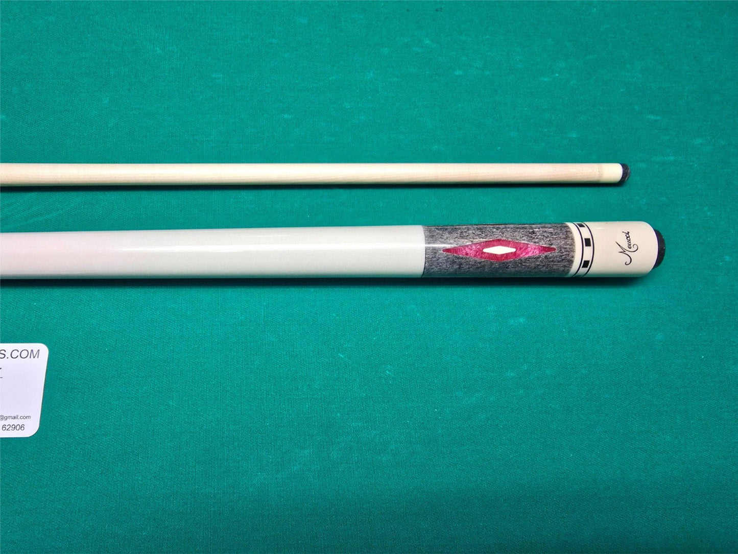 Meucci Economy Cure 7 Red Pool Cue 19oz w/ 12.5mm Pro Shaft! Free Hard Case!8
