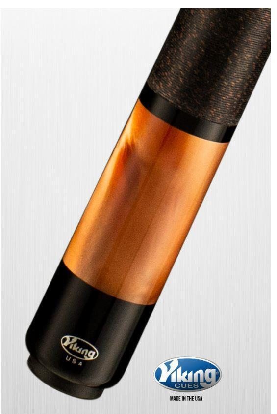 Viking B2808 Linen Wrap Pool Cue w/ 13 mm Vikore Shaft (Coffee) - Free Shipping