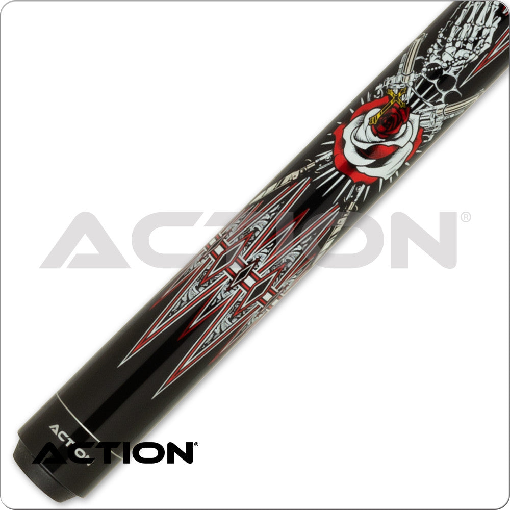Action ACT163 Garage Pool Cue, 13mm Tip, Maple Shaft, Adjustable Weight