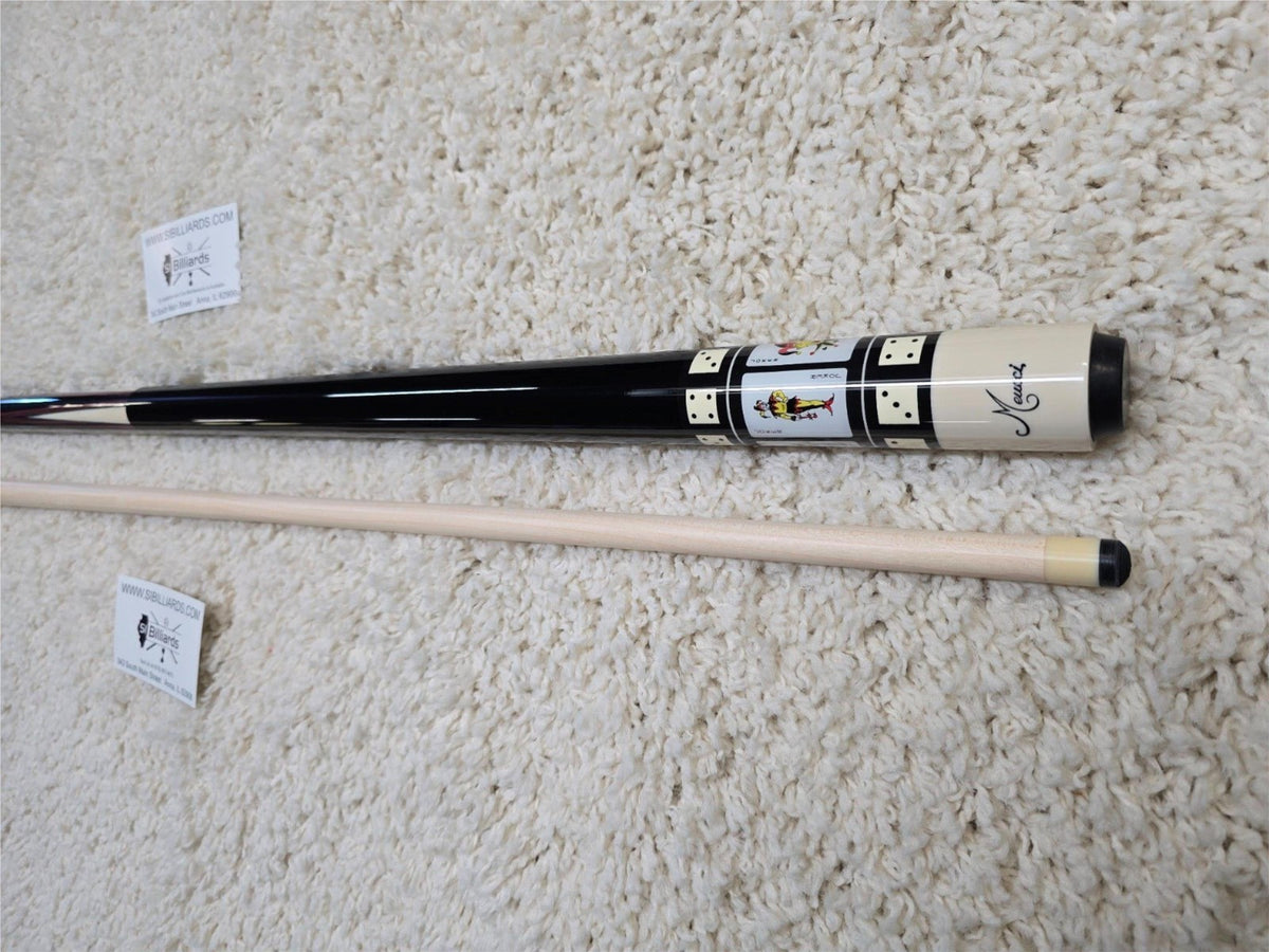 Meucci MEHOF04 Gambler Jokers Pool Cue 19oz with Free Hard Case, 12.5mm