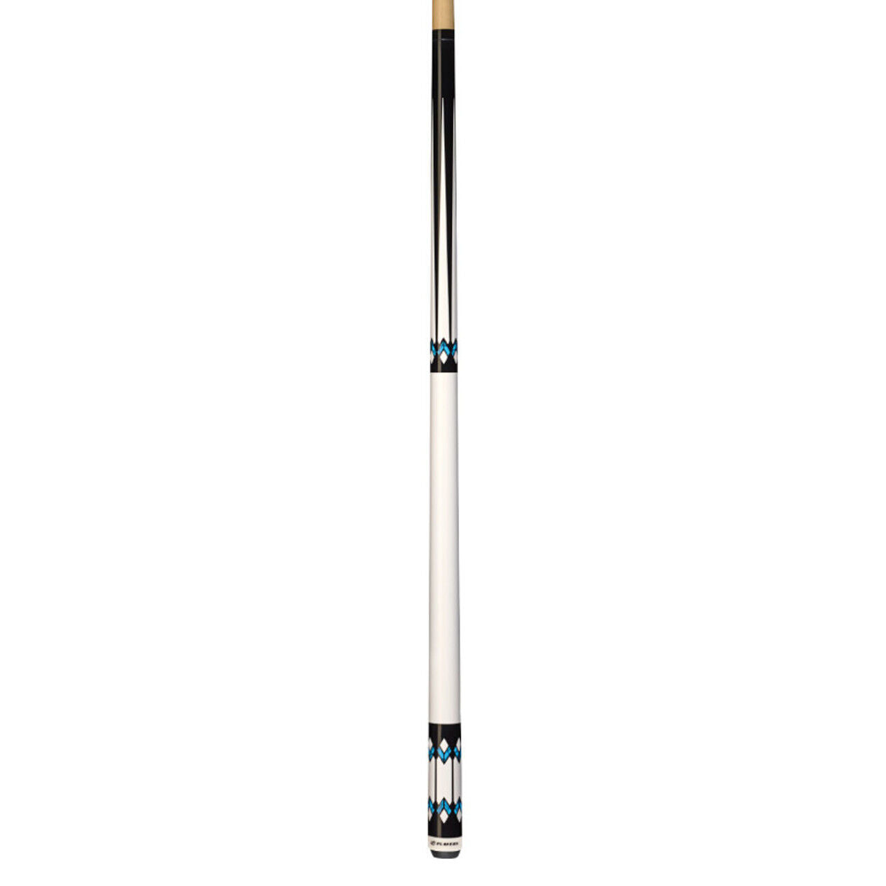 Players G3355 White with Blue Recon Cue with Black Linen Wrap! Free Shipping!