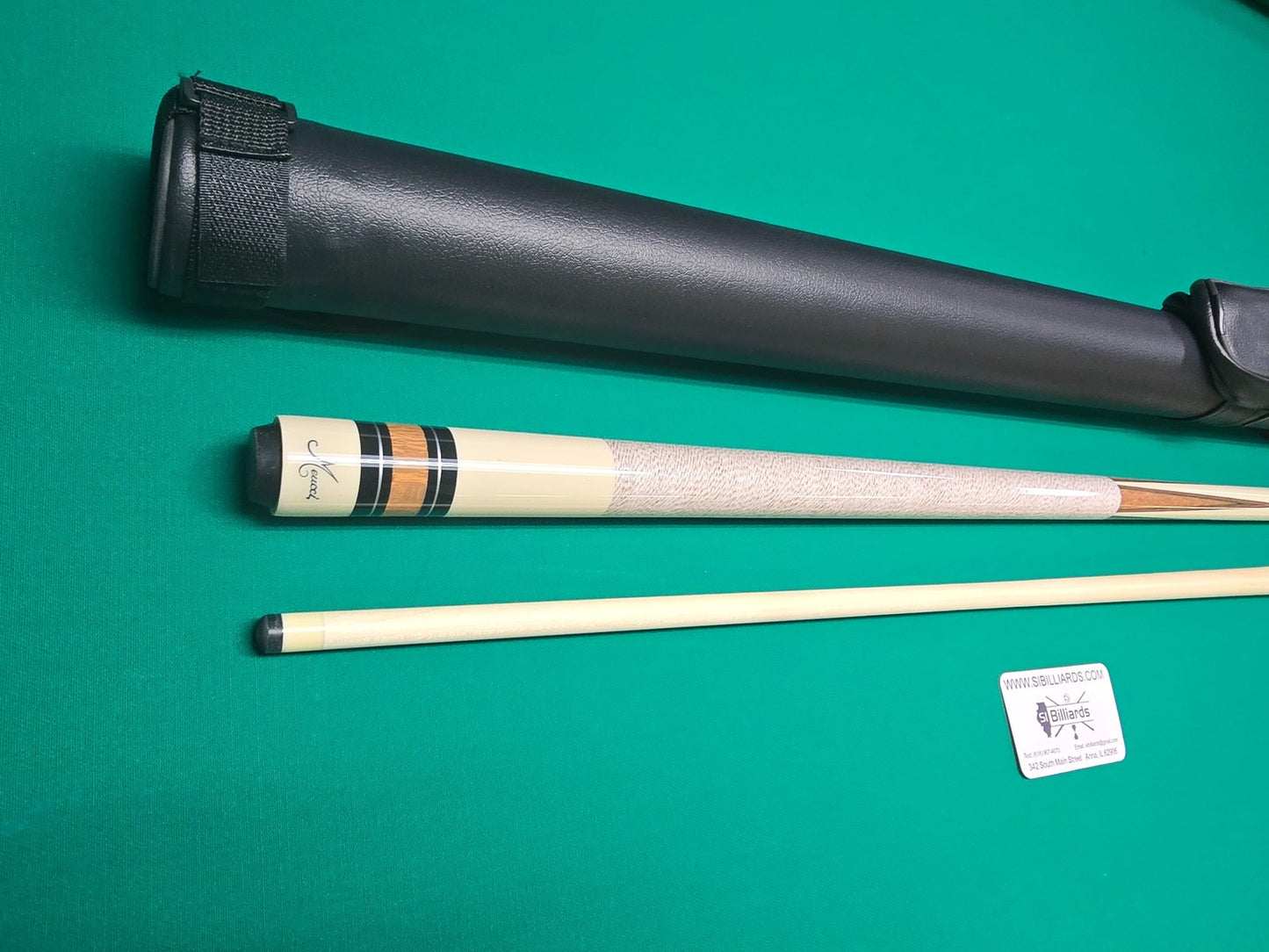 Meucci Ultra Piston 1 Pool Cue – 19oz w/ 12.5mm Pro Shaft + FREE Hard Case!