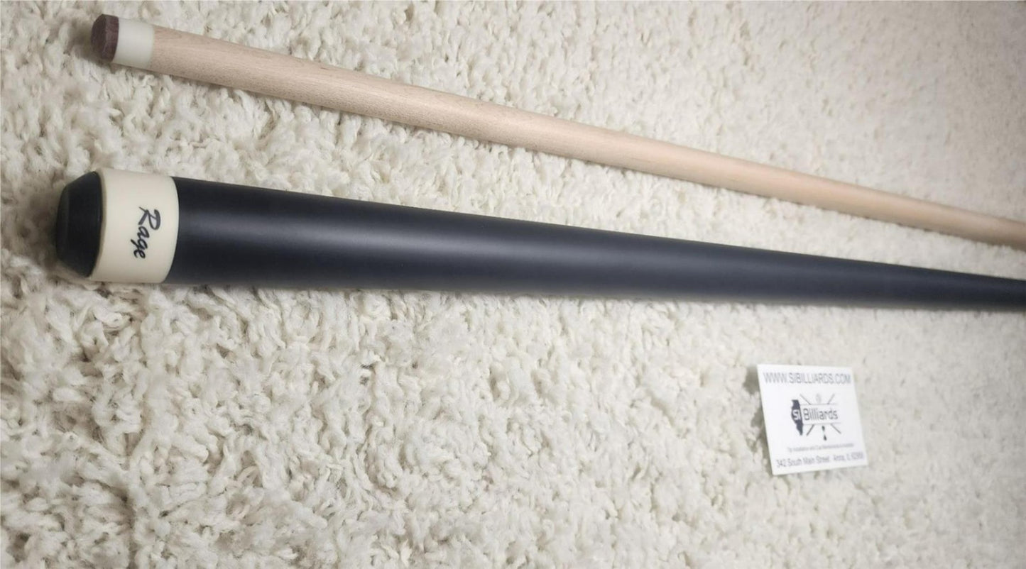 New Rage - RGJBHH Heavy Hitter BLACK Break/Jump 25oz cue - 14mm Shaft