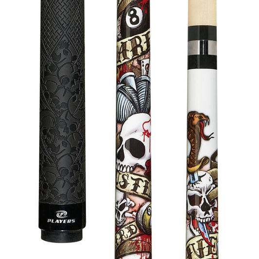 Players D-LH Live Hard Hustle Hard Sport Grip Cue! Free Shipping!!!