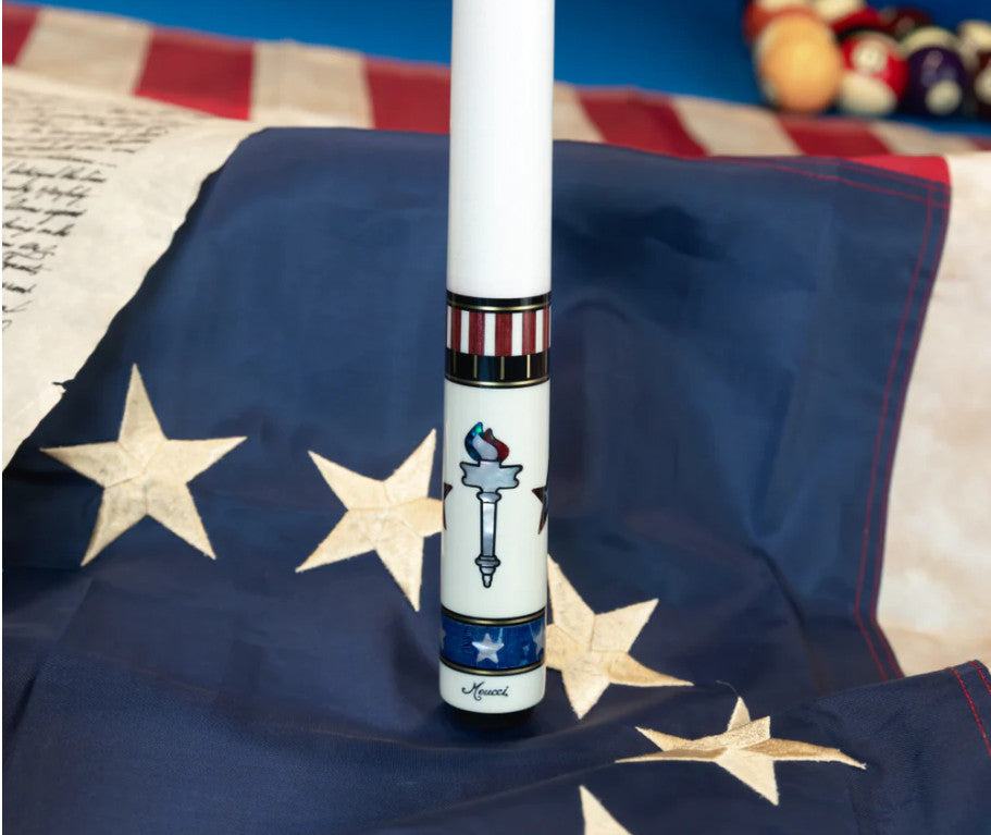 Meucci Liberty Torch Pool Cue 12.5mm Kielwood Shaft! Free Hard Case