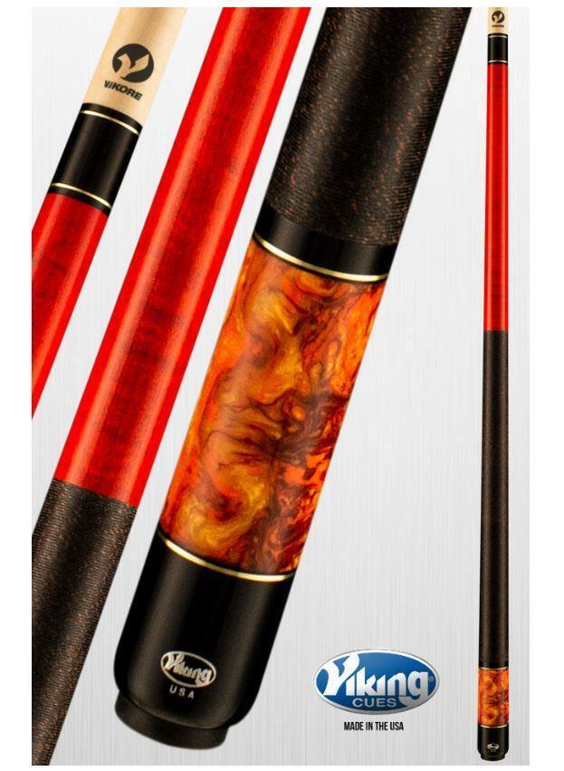 Viking B3262 Linen Wrap Pool Cue w/ ViKORE High Performance Shaft Free Shipping