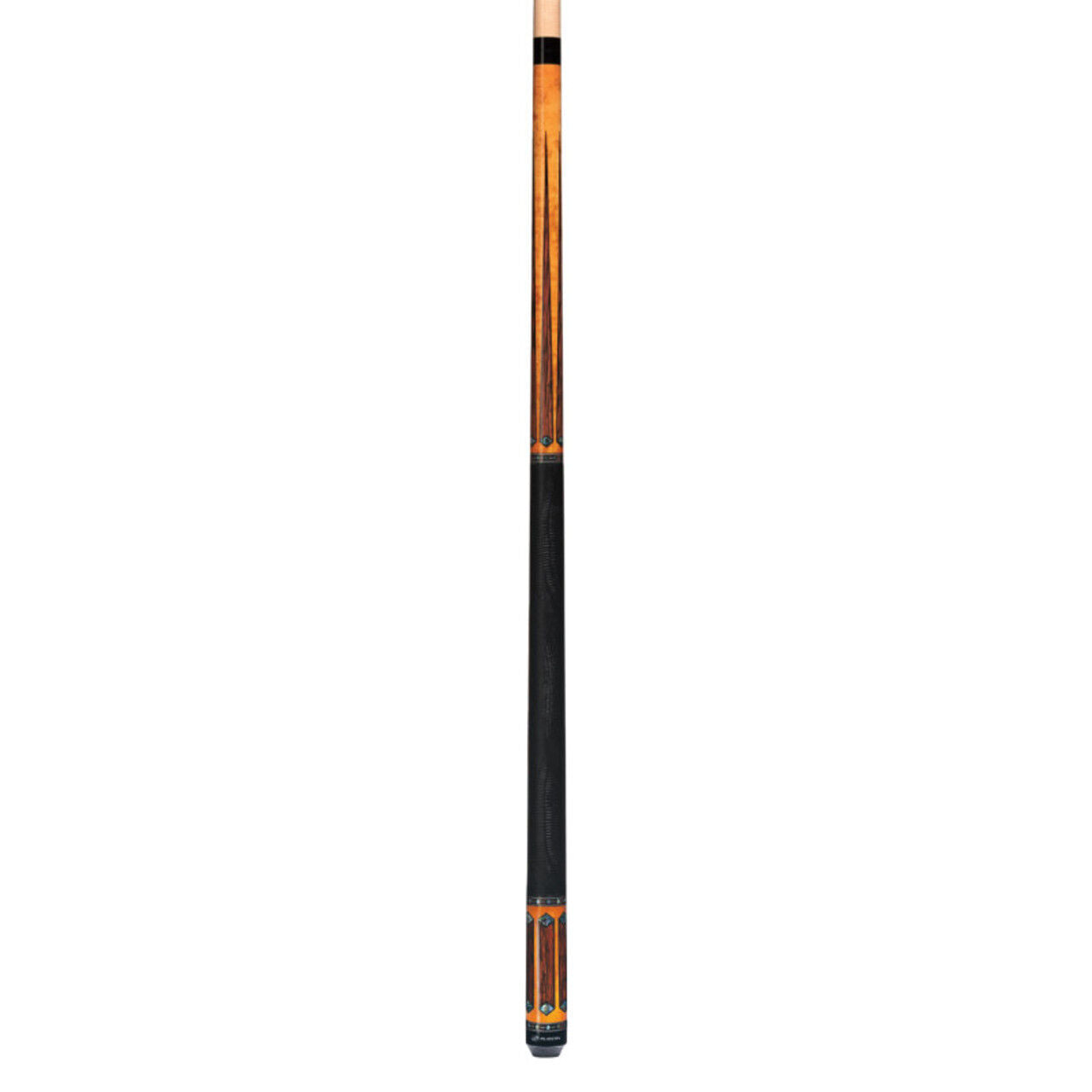 Players G4141 Gold Stain Maple & Cocobolo Cue with Embossed Leather Wrap